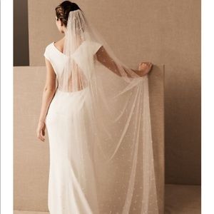 BHLDN pearl chapel veil